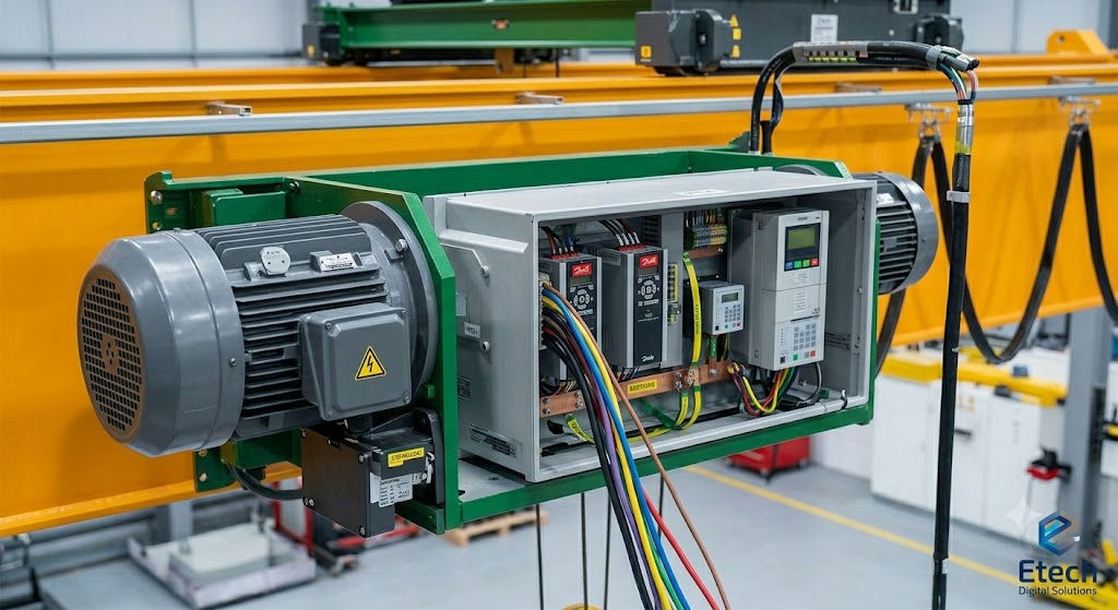 20-ton double-girder EOT crane VFD integration project
